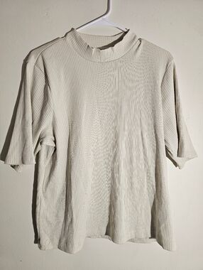 Womens XXL 2XL Large Short Sleeve Shirt, New